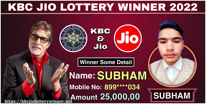 KBC Jio Lottery Winner 2022 and Amitabh Bhachan